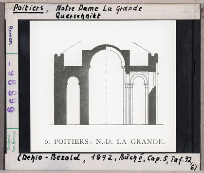 Vorschaubild Poitiers: Notre-Dame-la-Grande, Querschnitt 